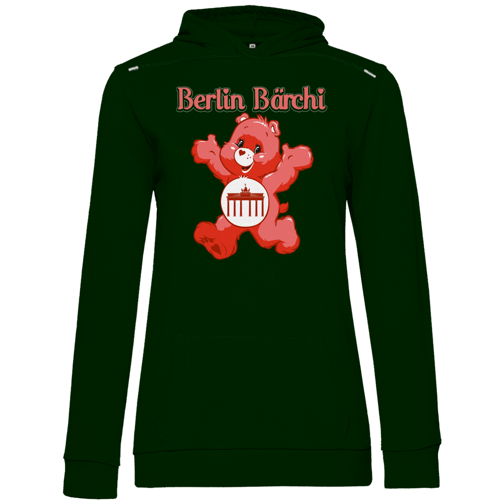 Berlin Bärchi - Glücksbärchi - Damen Hoodie Forest Green