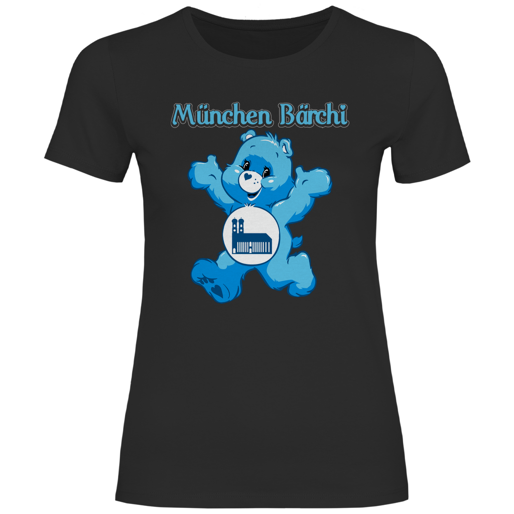 München Bärchi - Glücksbärchi - Damenshirt Black