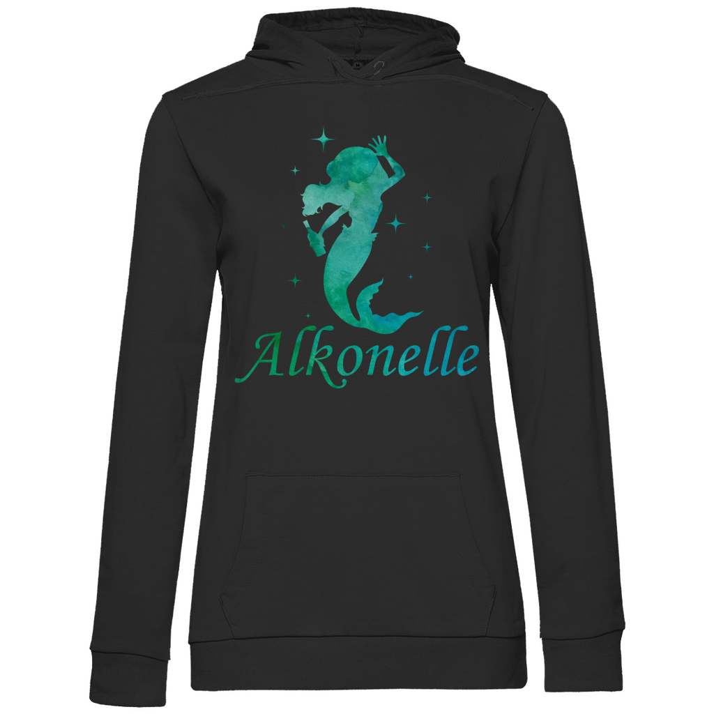 Alkonelle - Prinzessin Aquarell - Damen Hoodie Black
