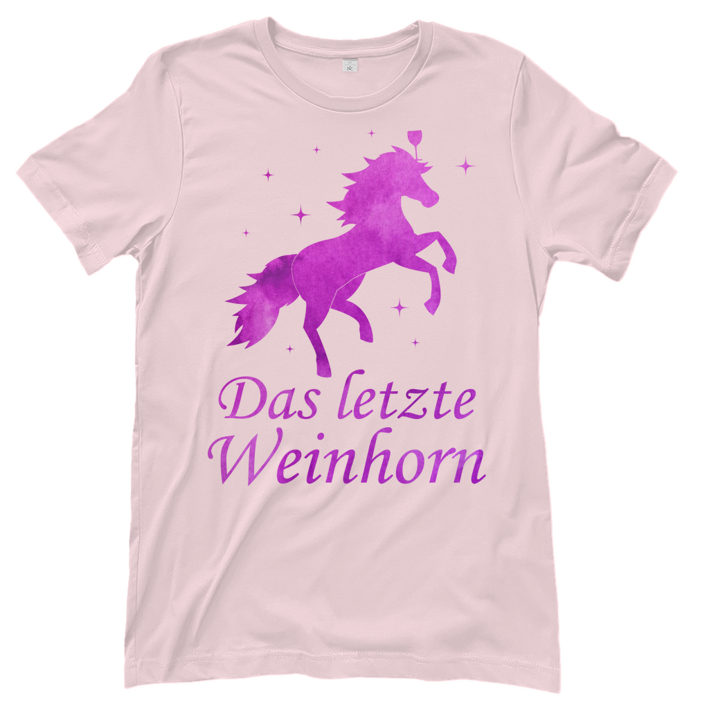 Das letzte Weinhorn - Prinzessin Aquarell - Damenshirt Orchid Pink