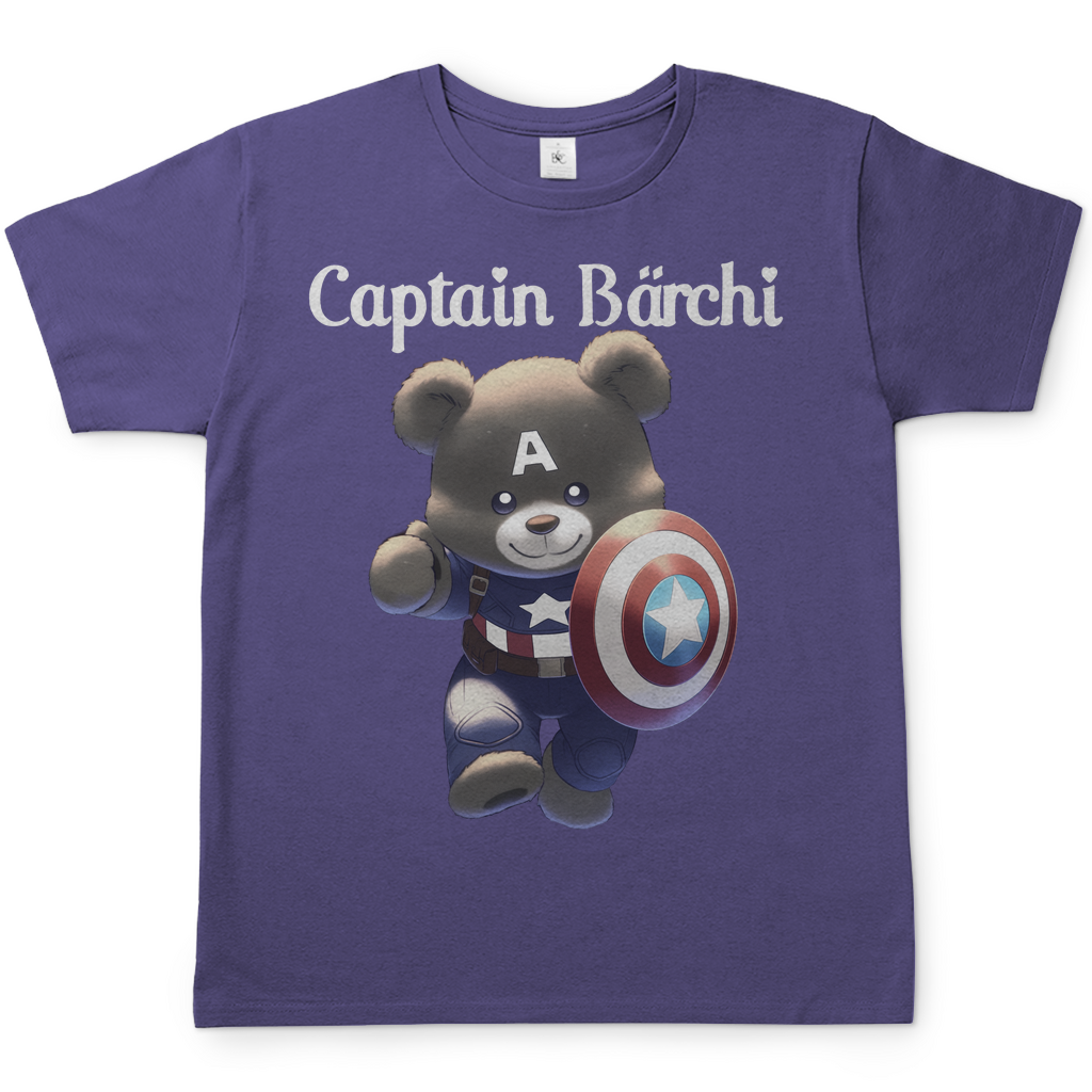 Captain Bärchi - Glücksbärchi - Herren Shirt Millennial Lilac