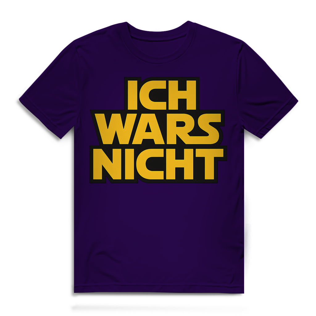Ich Wars Nicht - Herren Premium Bio T-Shirt Urban Purple