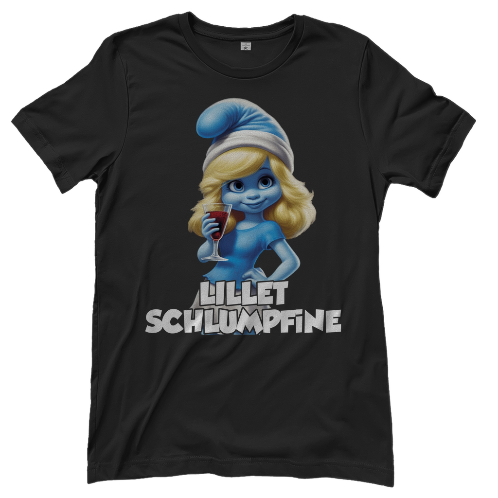 Lillet Schlumpfine Grafik - Damenshirt Black