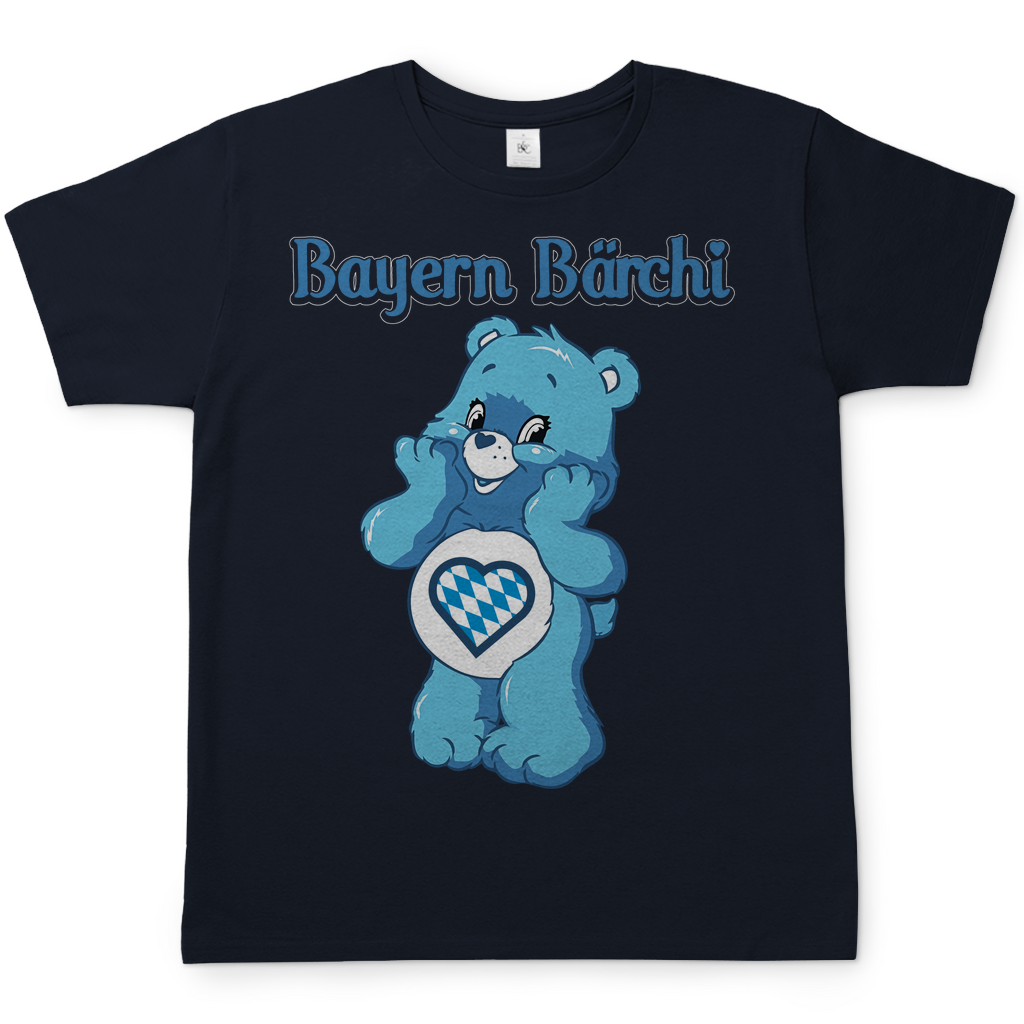 Bayern Bärchi - Glücksbärchi - Herren Shirt Navy