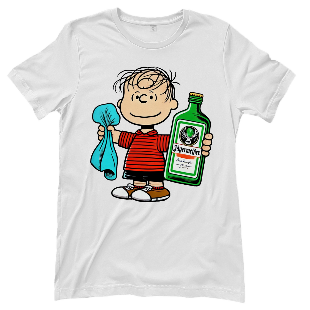 Linus van Pelt mit Jäger - Die Peanuts - Damenshirt
