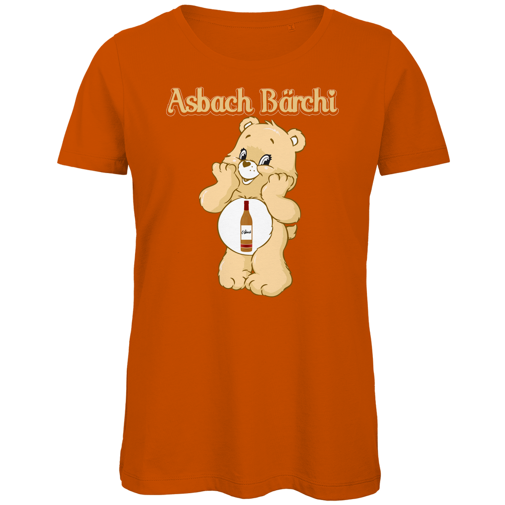 Asbach Bärchi - Glücksbärchi - Damen Premium Bio T-Shirt Urban Orange