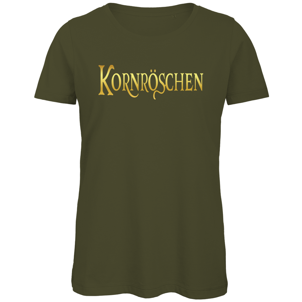Kornröschen - Prinzessin Gold - Damen Premium Bio T-Shirt Khaki