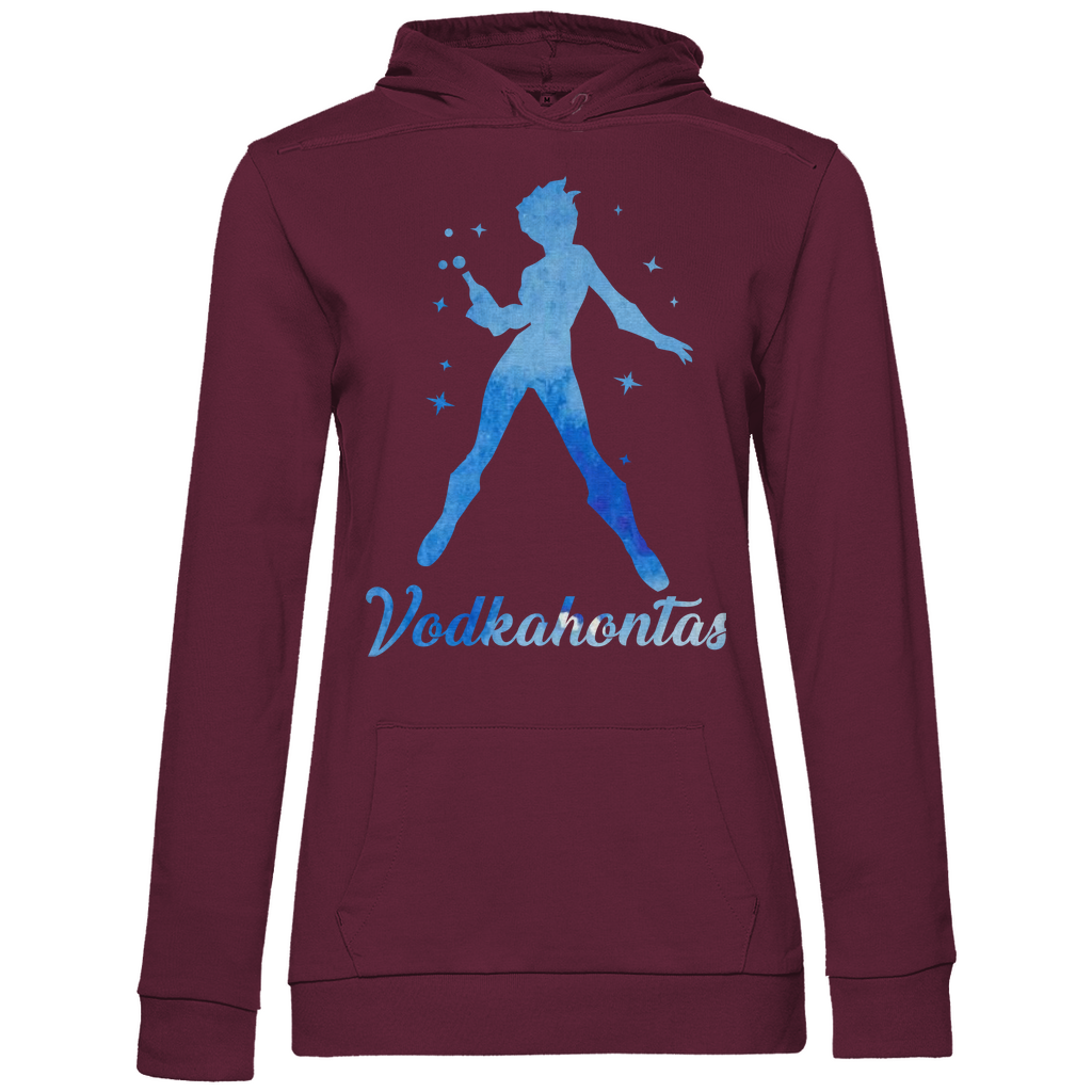 Vodkahontas - Prinzessin Aquarell - Damen Hoodie Wine