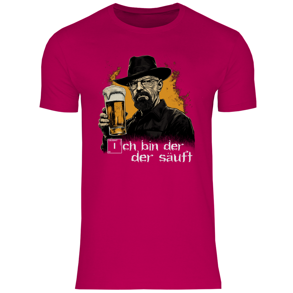 Ich bin der der säuft - Herren Shirt Sorbet