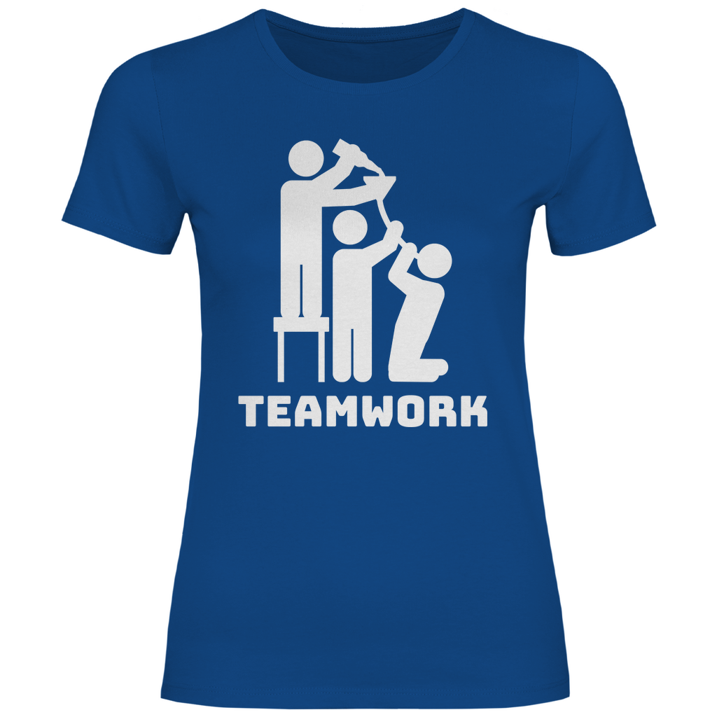 Teamwork - Damenshirt Royal Blue