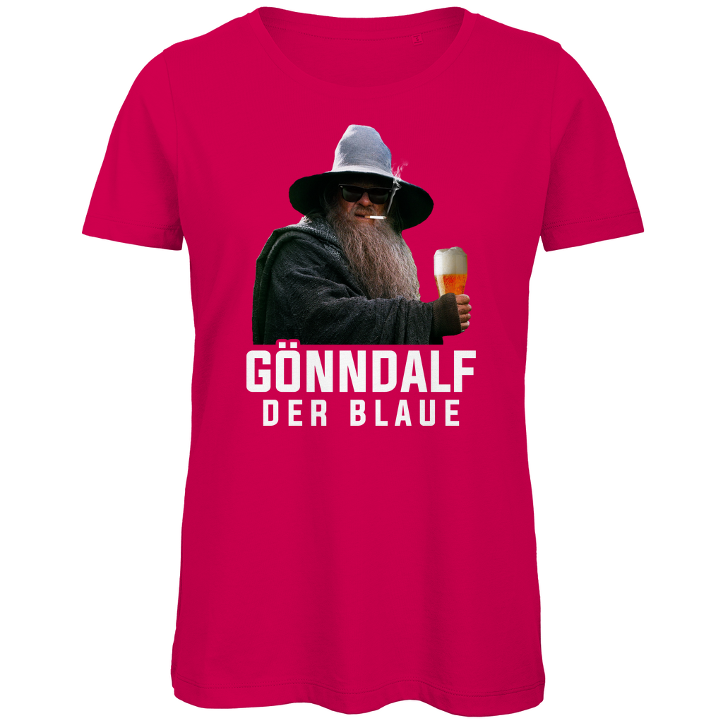 Gönndalf der Blaue - Damen Premium Bio T-Shirt Fuchsia