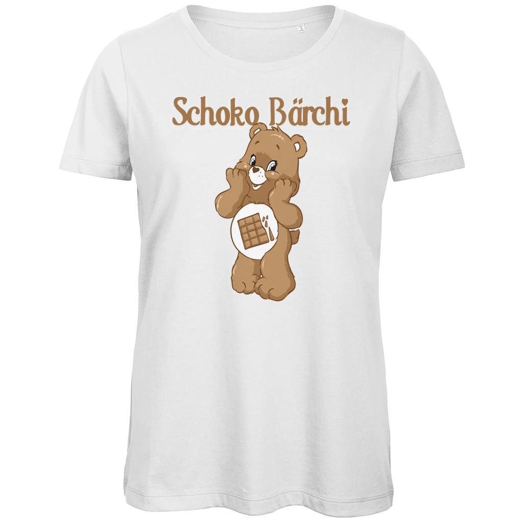 Schoko Bärchi - Glücksbärchi - Damen Premium Bio T-Shirt White