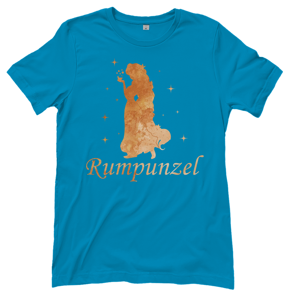 Rumpunzel - Prinzessin Aquarell - Damenshirt Atoll