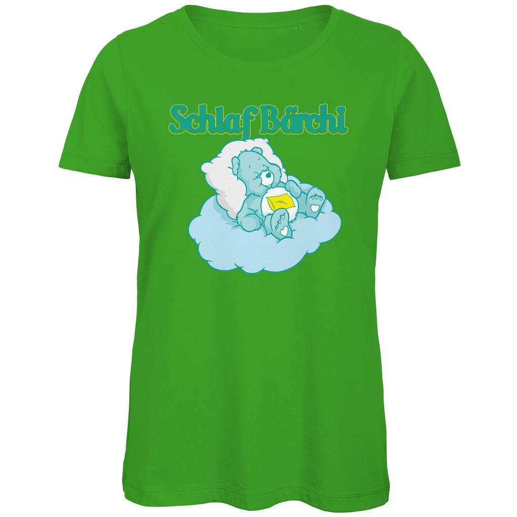 Schlaf Bärchi - Glücksbärchi - Damen Premium Bio T-Shirt Real Green