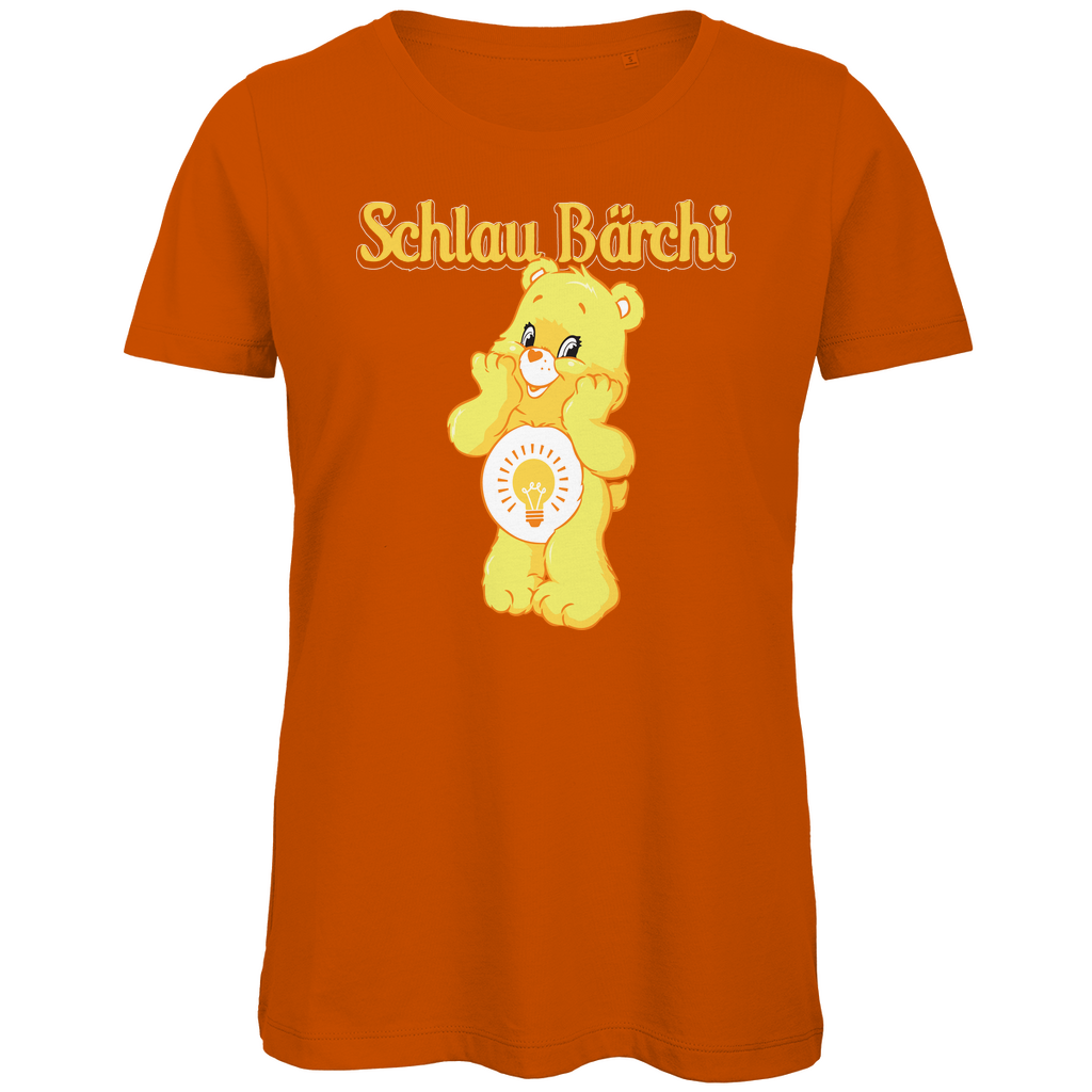 Schlau Bärchi - Glücksbärchi - Damen Premium Bio T-Shirt Urban Orange