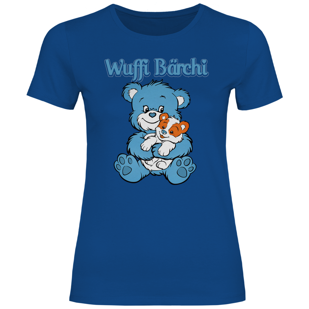 Wuffi Bärchi - Glücksbärchi - Damenshirt Royal Blue
