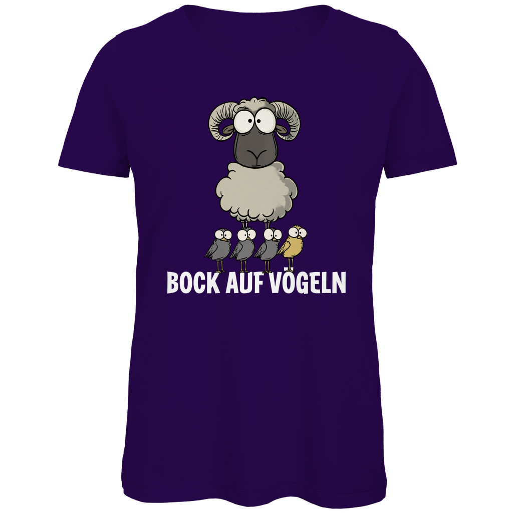 Bock auf Vögeln - Damen Premium Bio T-Shirt Urban Purple
