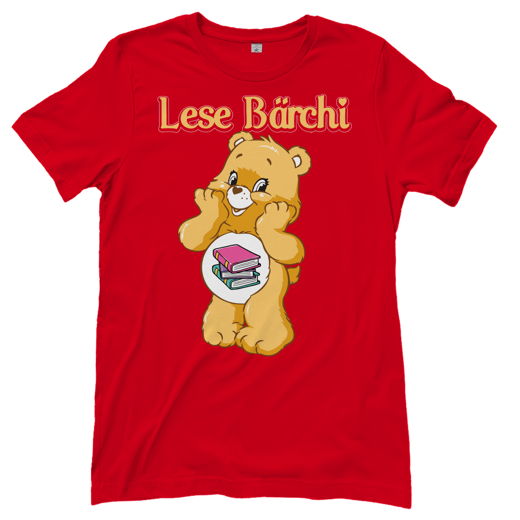 Lese Bärchi - Glücksbärchi - Damenshirt Red