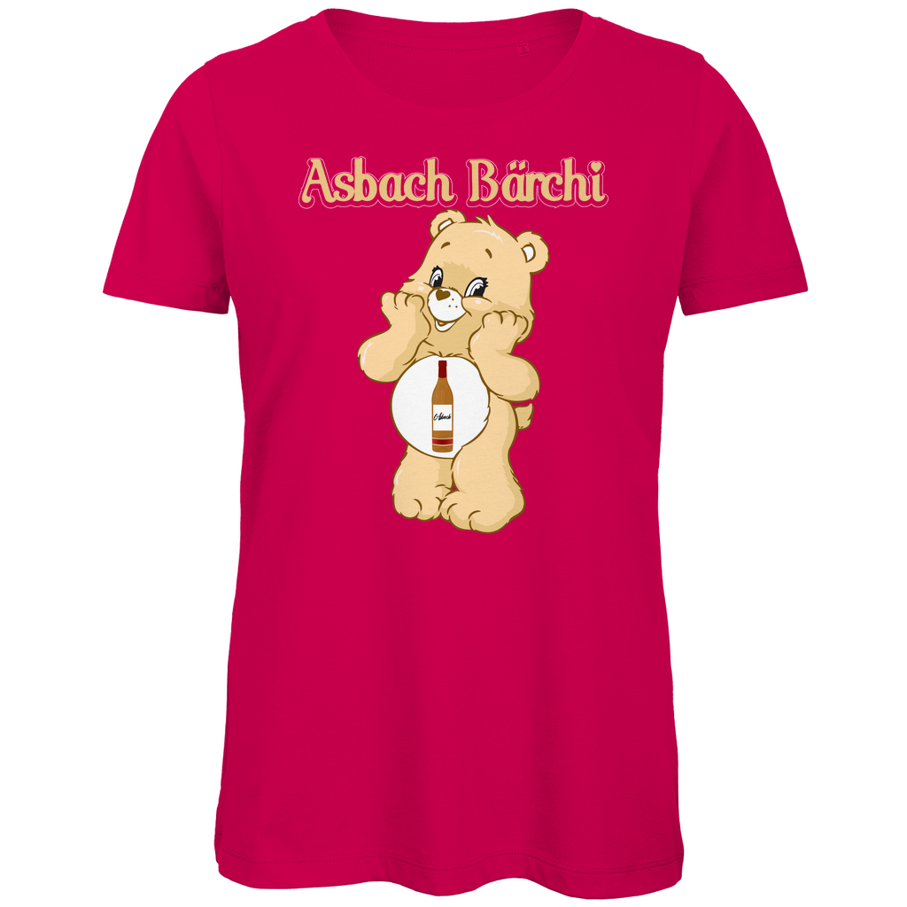 Asbach Bärchi - Glücksbärchi - Damen Premium Bio T-Shirt Fuchsia