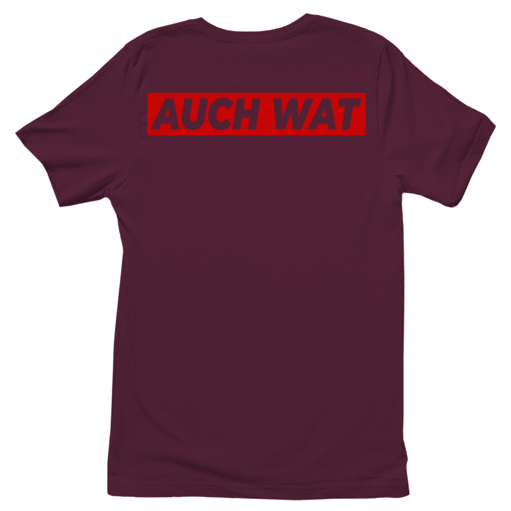 Hinten steht auch wat - Beidseitiger Druck - Damenshirt