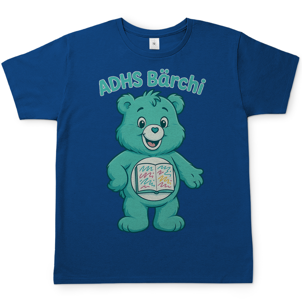 ADHS Bärchi - Glücksbärchi - Herren T-Shirt Royal Blue