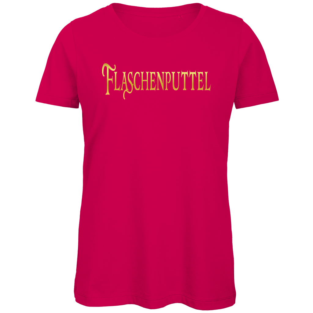 Flaschenputtel - Prinzessin Gold - Damen Premium Bio T-Shirt Fuchsia