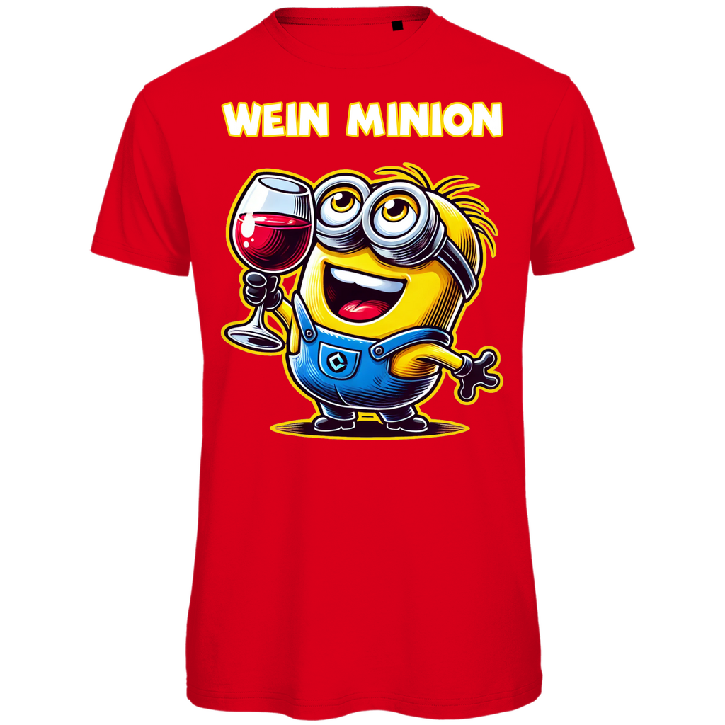 Wein Minion - Herren Premium Bio T-Shirt