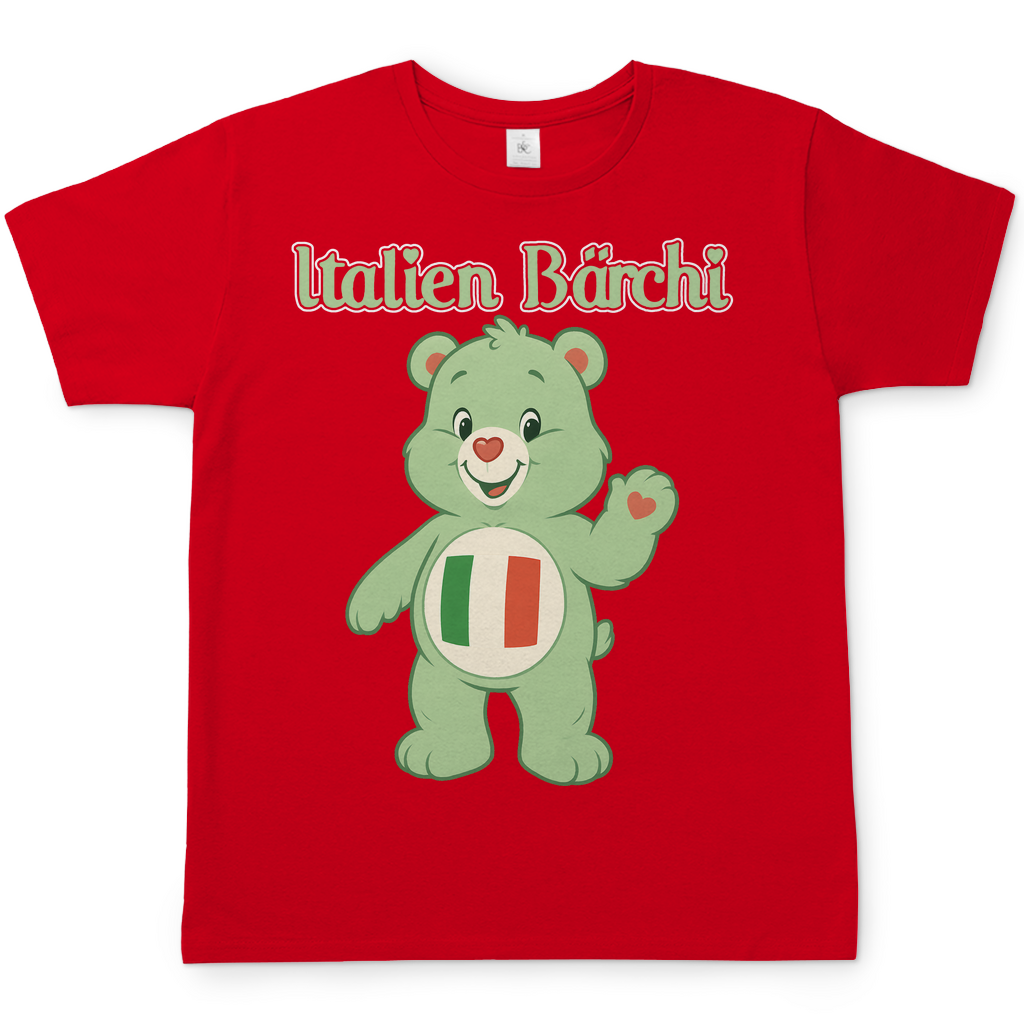 Italien Bärchi - Glücksbärchi - Herren T-Shirt Red