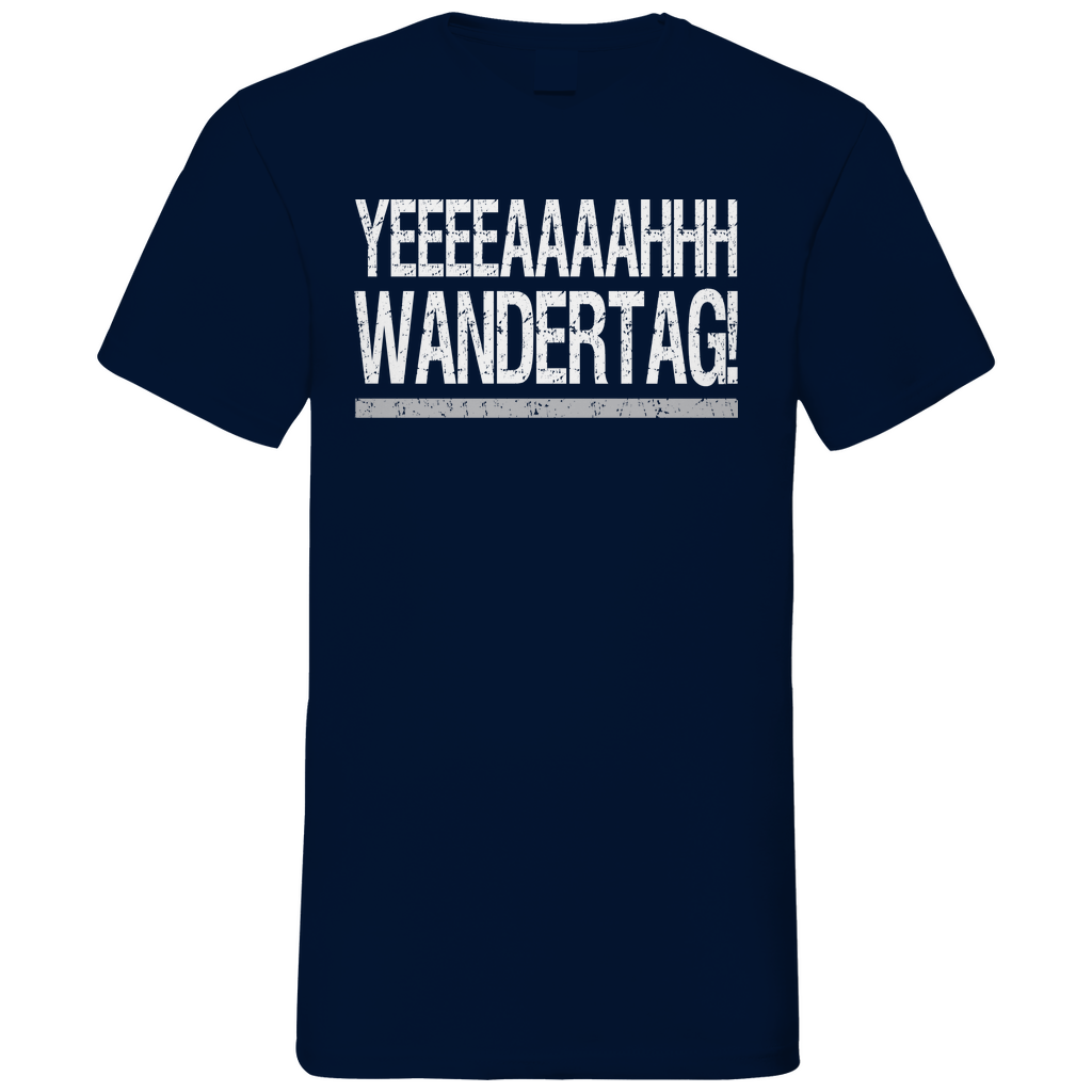 YEEEAH Wandertag! - Herren V-Neck Shirt