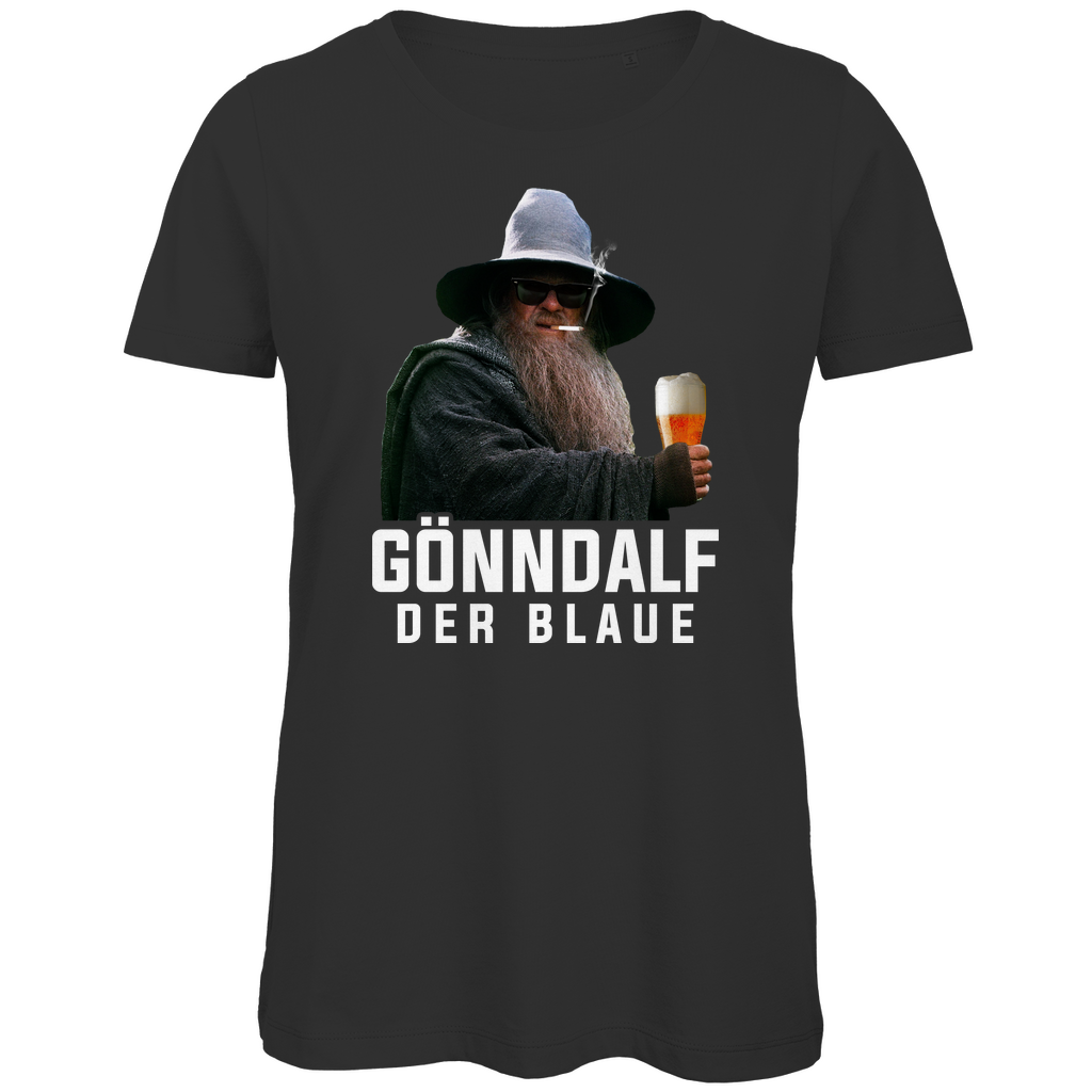 Gönndalf der Blaue - Damen Premium Bio T-Shirt Black