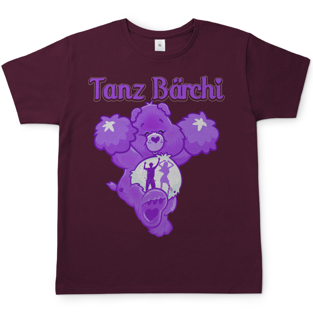Tanz Bärchi - Glücksbärchi - Herren Shirt Burgundy