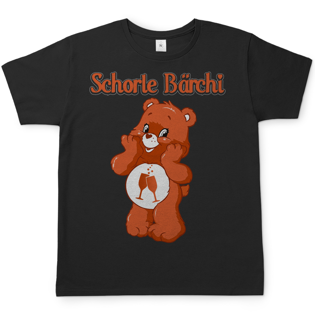 Schorle Bärchi - Glücksbärchi - Herren Shirt Black