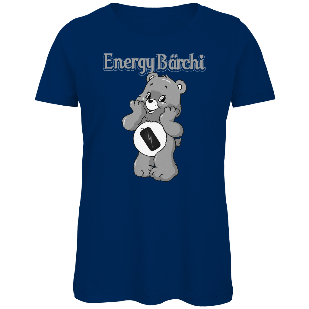 Energy Bärchi - Glücksbärchi - Damen Premium Bio T-Shirt Navy