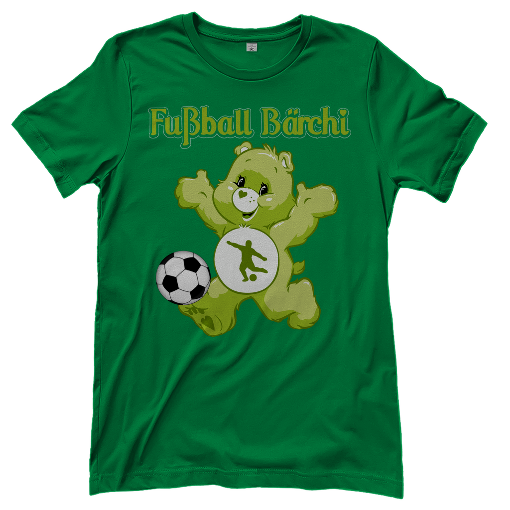 Fußball Bärchi - Glücksbärchi - Damenshirt Kelly Green