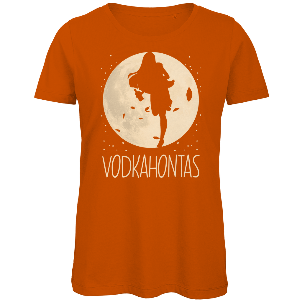 Mond Prinzessin - Vodkahontas - Damen Premium Bio T-Shirt Urban Orange