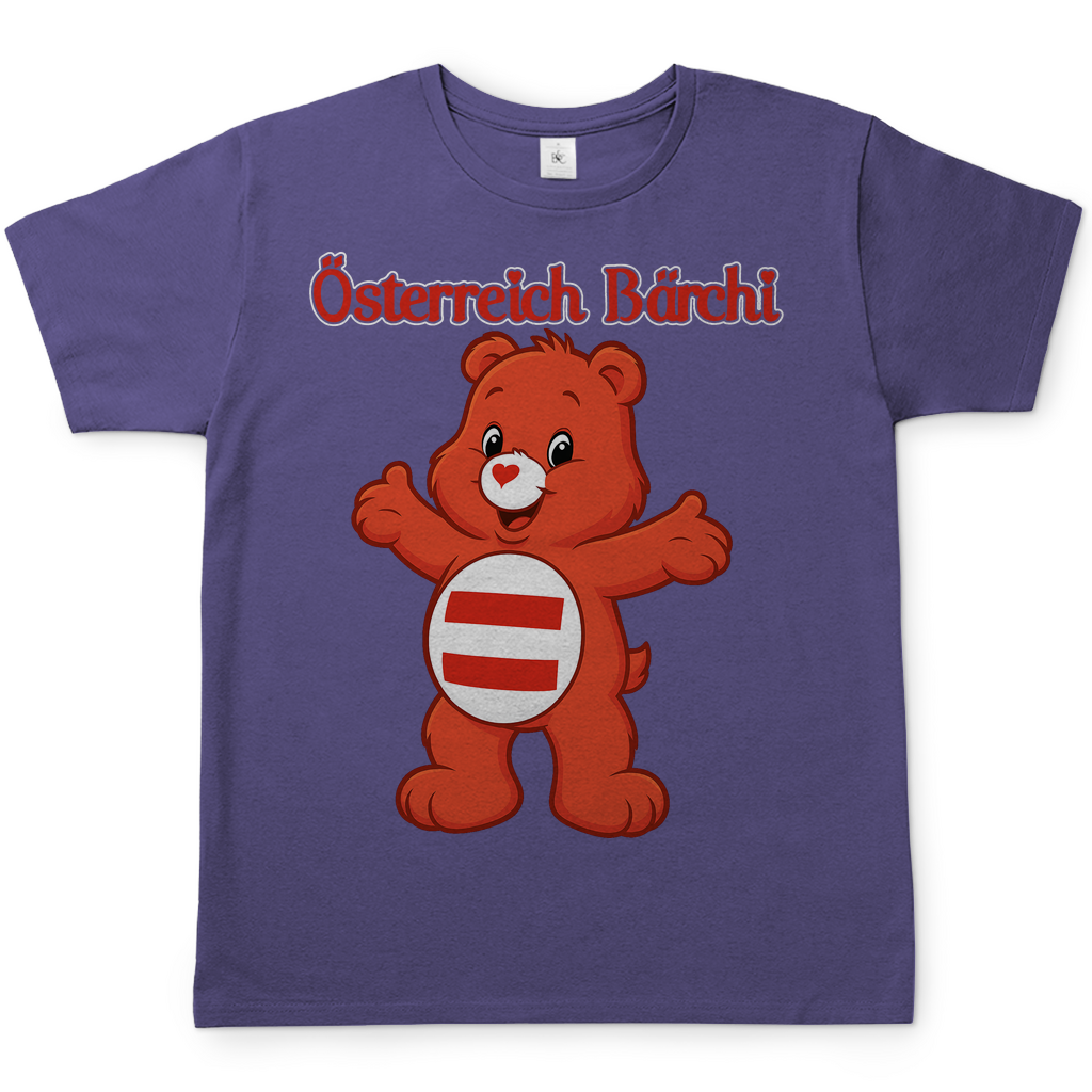 Österreich Bärchi - Glücksbärchi - Herren T-Shirt Millennial Lilac