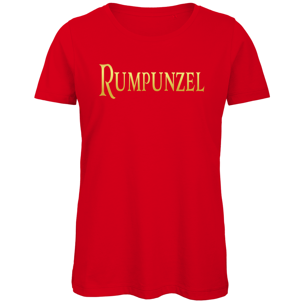 Rumpunzel - Prinzessin Gold - Damen Premium Bio T-Shirt Red