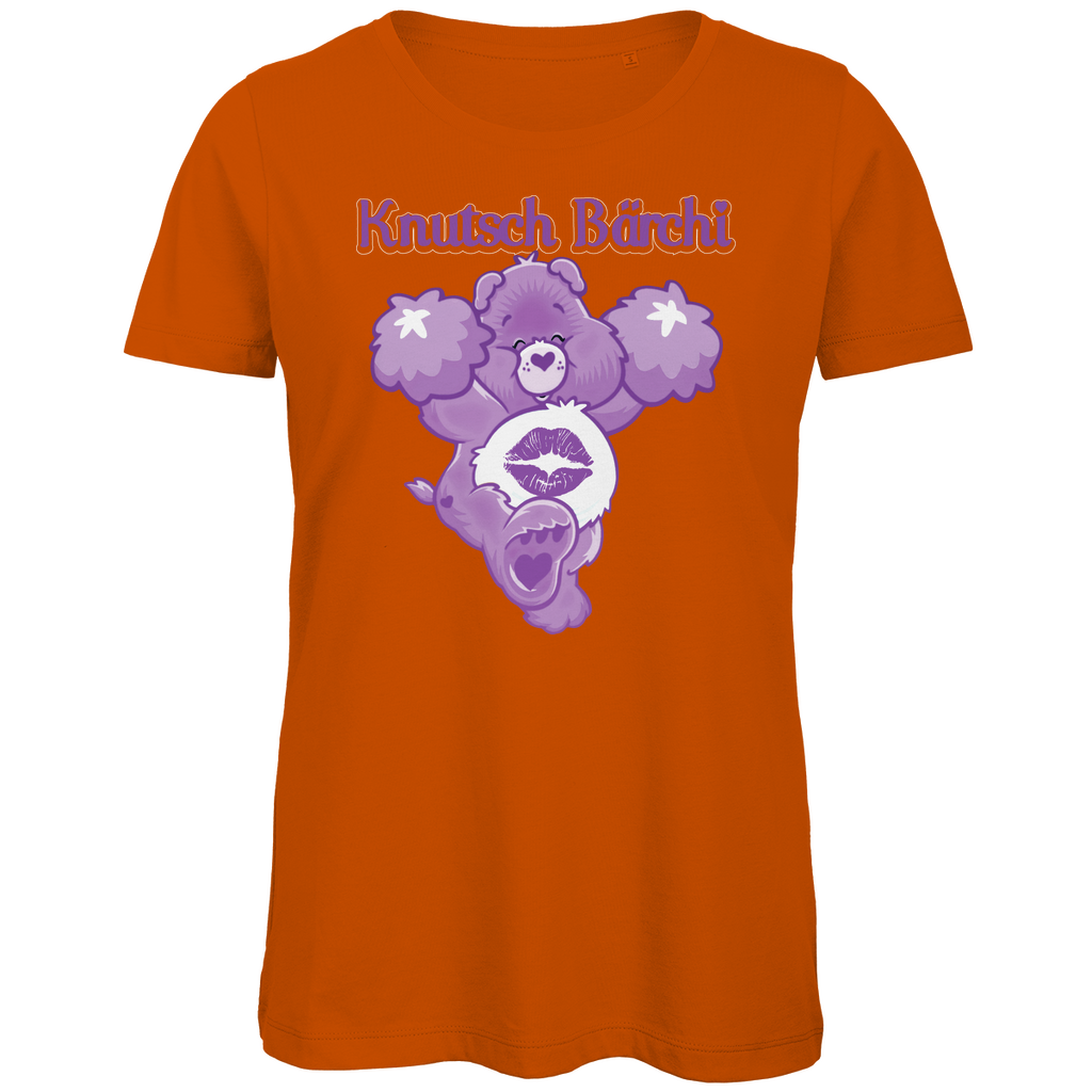 Knutsch Bärchi - Glücksbärchi - Damen Premium Bio T-Shirt Urban Orange