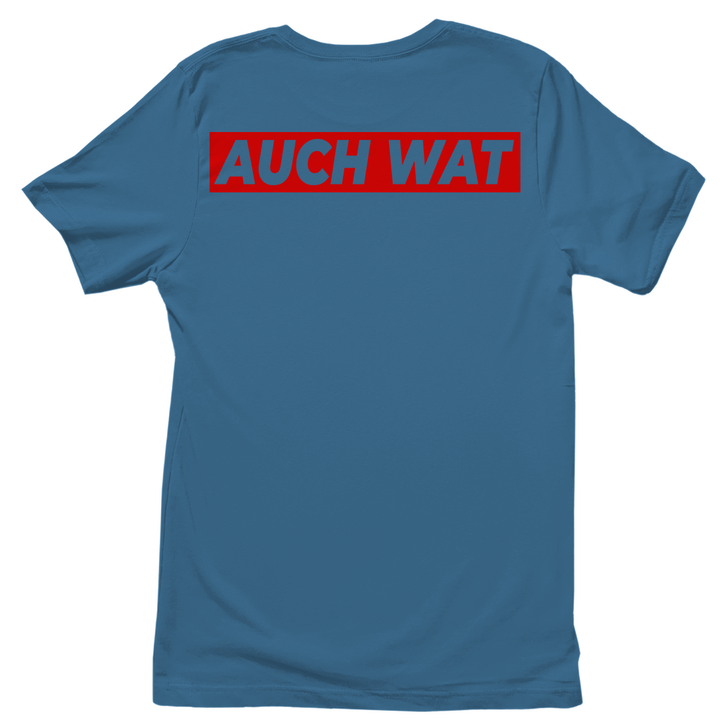 Hinten steht auch wat - Beidseitiger Druck - Damenshirt