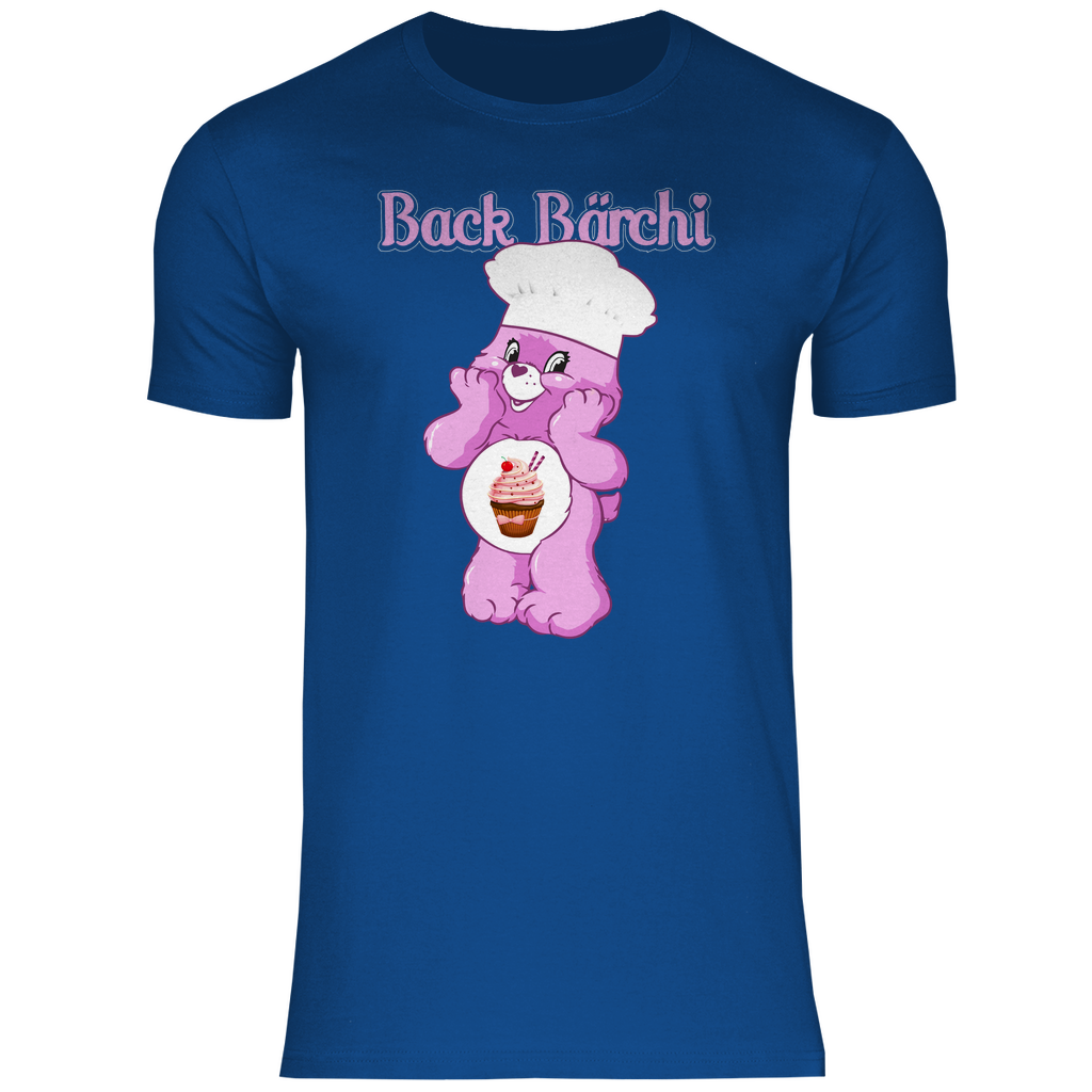 Back Bärchi - Glücksbärchi - Herren Shirt Royal Blue