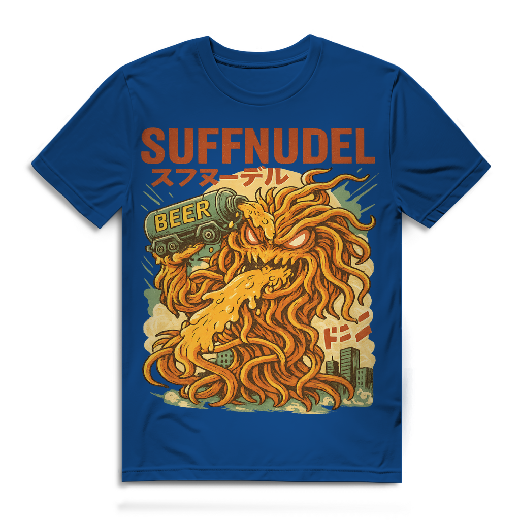 Suffnudel Bier Monster Nudel Kaiju - Herren Premium Bio T-Shirt
