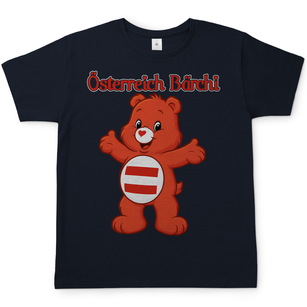 Österreich Bärchi - Glücksbärchi - Herren T-Shirt Navy