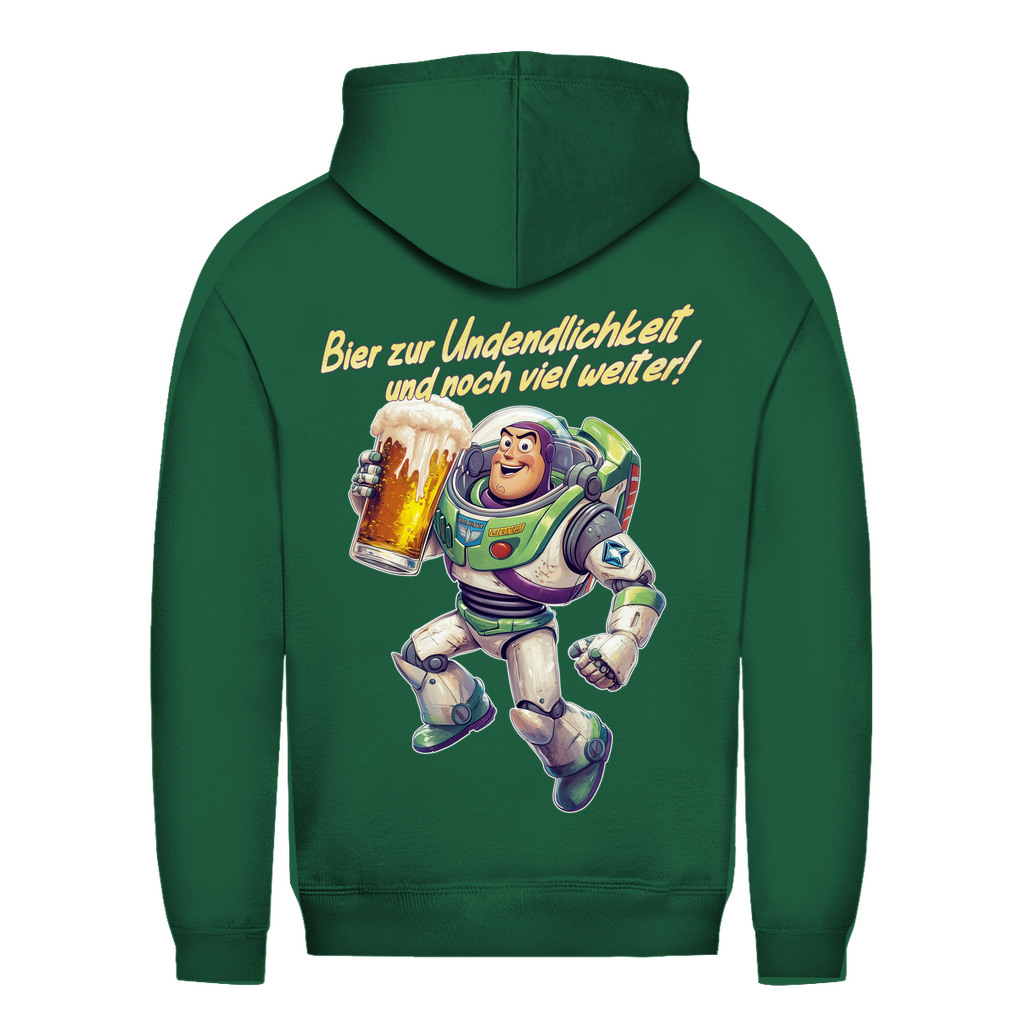Bier zur Unendlichkeit und noch viel weiter - Buzz Lightyear Toy Story - Damen Hoodie Bottle Green