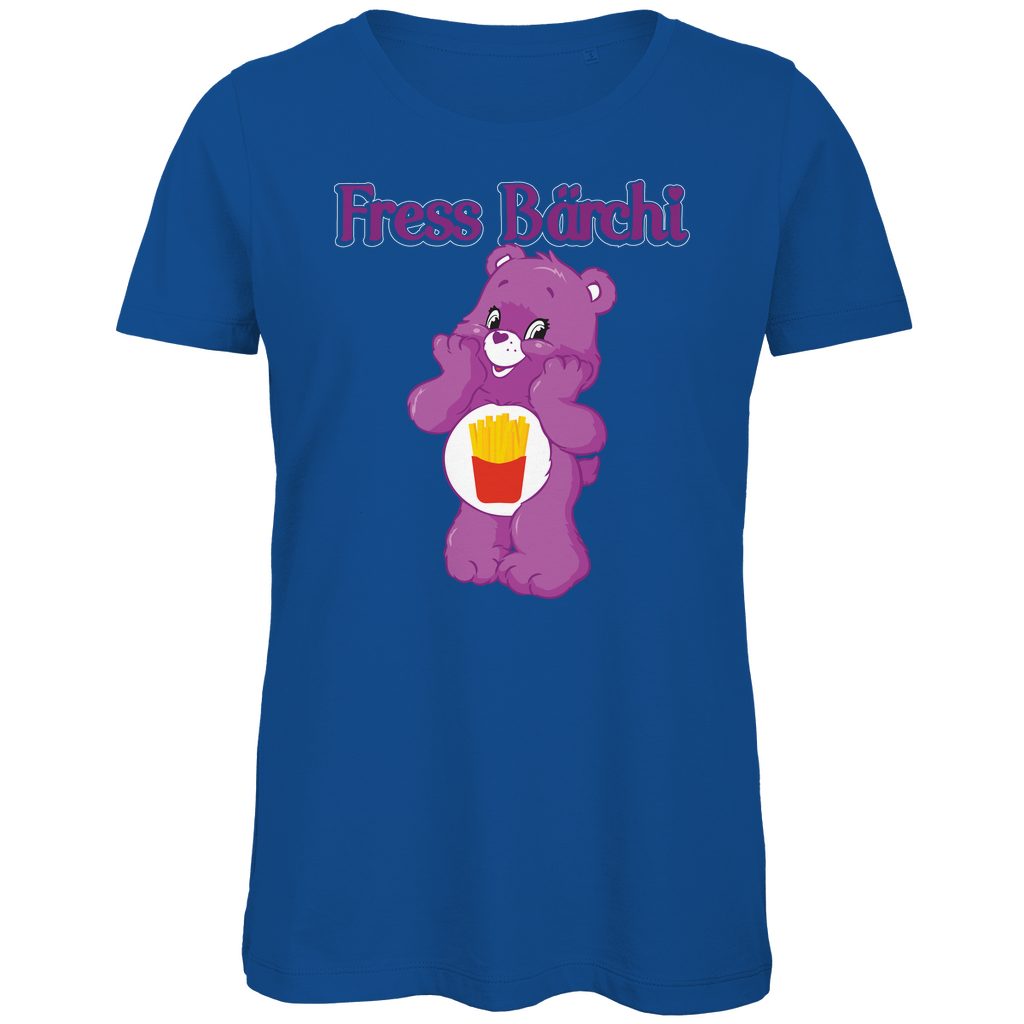 Fress Bärchi - Glücksbärchi - Damen Premium Bio T-Shirt Royal Blue