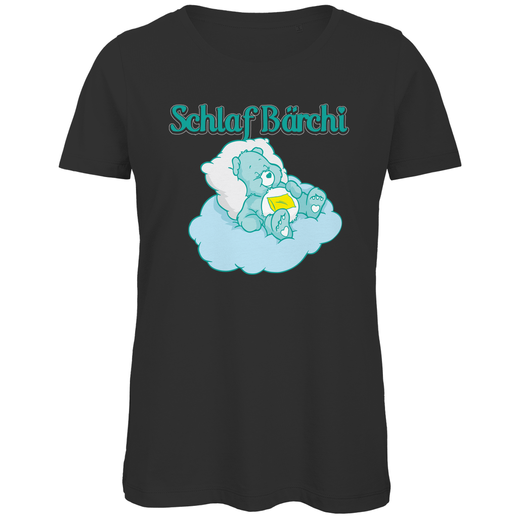 Schlaf Bärchi - Glücksbärchi - Damen Premium Bio T-Shirt Black