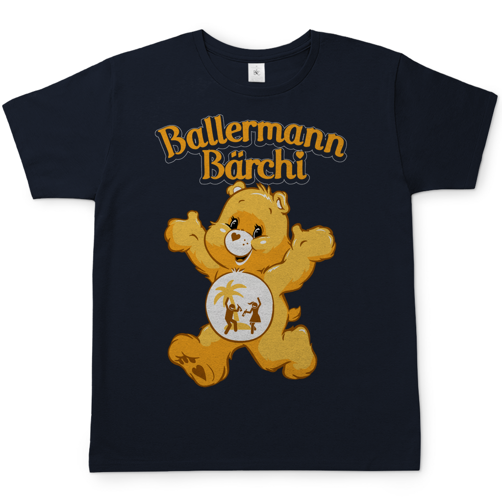 Ballermann Bärchi - Glücksbärchi - Herren Shirt Navy