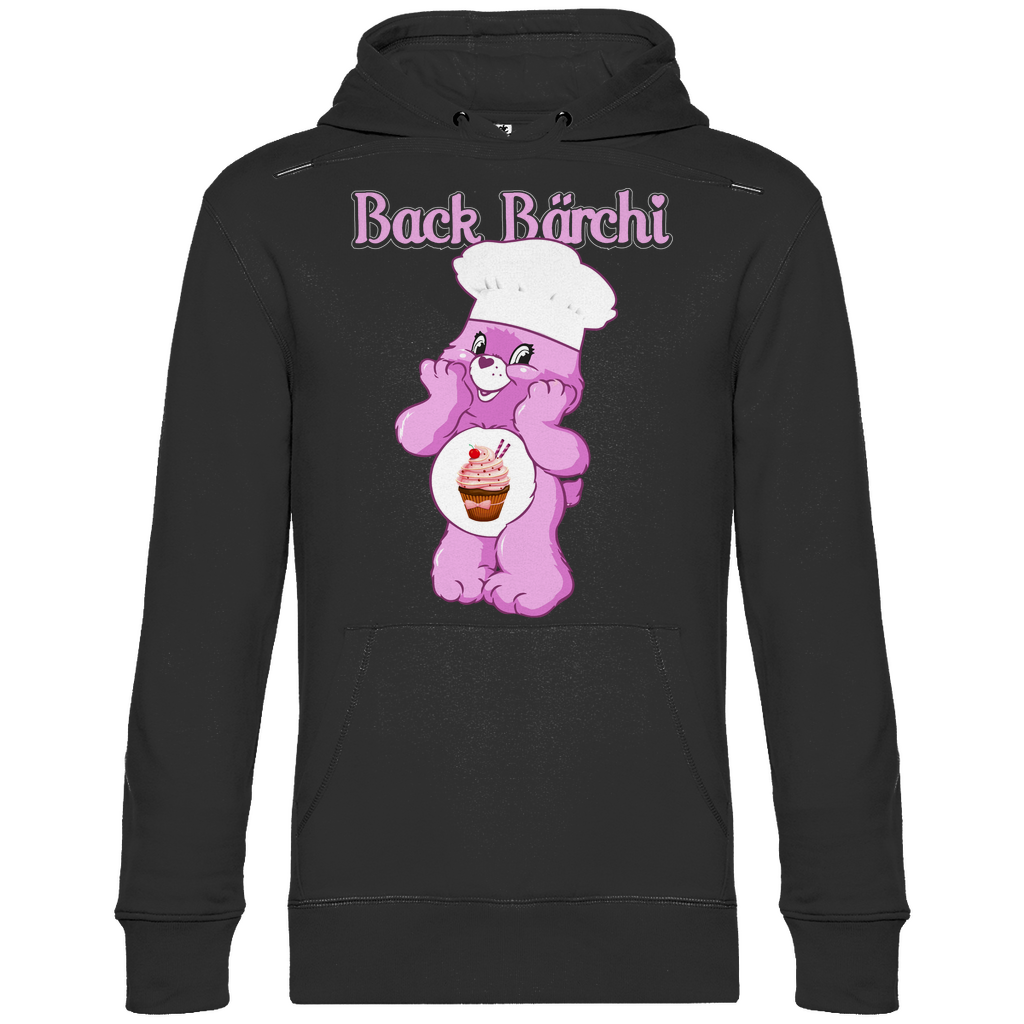 Back Bärchi - Glücksbärchi - Unisex Hoodie Black
