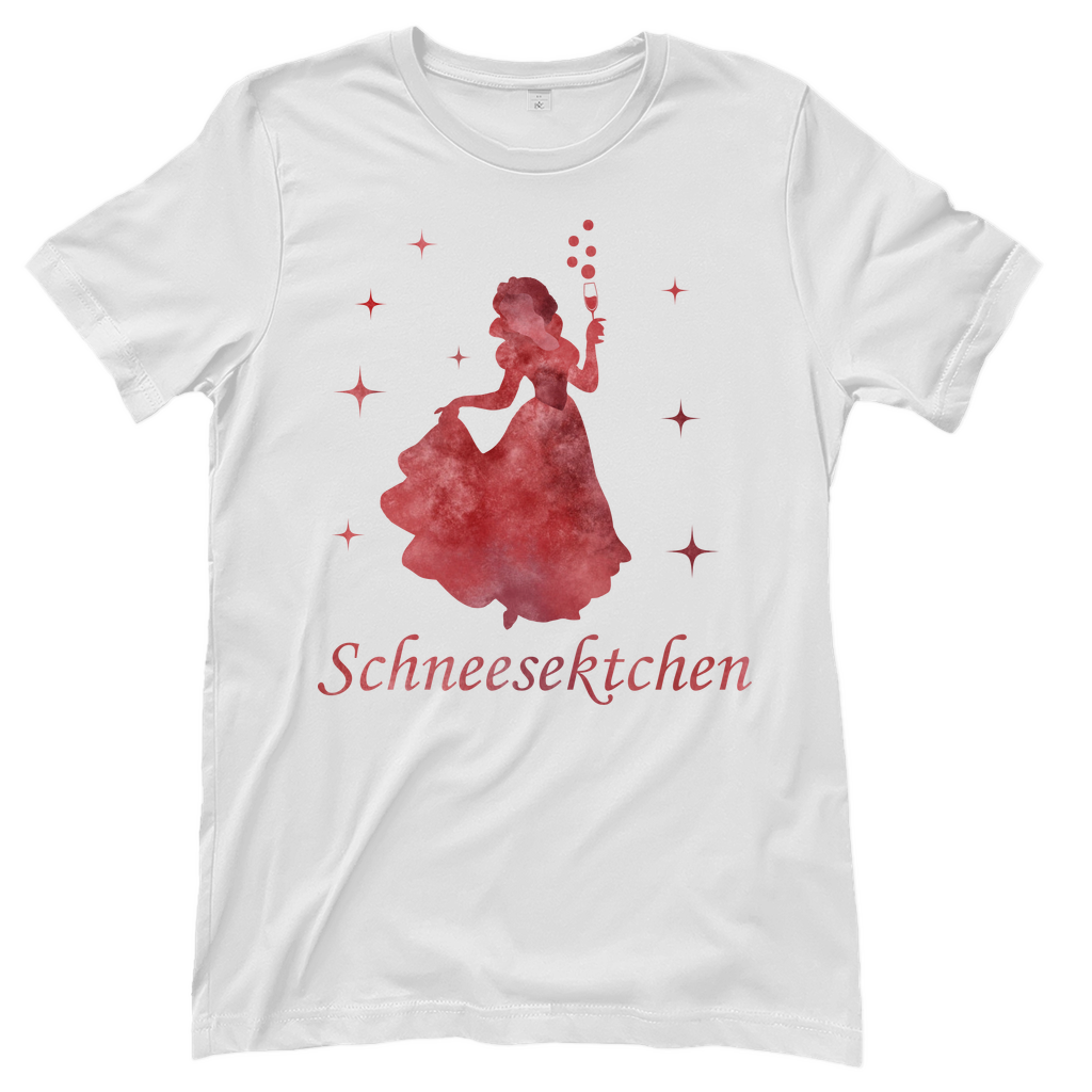 Schneesektchen - Prinzessin Aquarell - Damenshirt White
