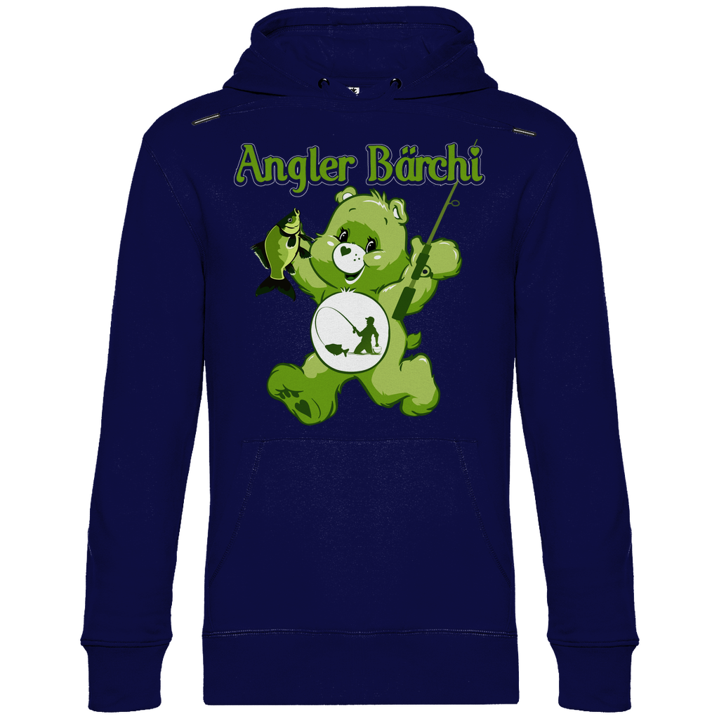 Angler Bärchi - Glücksbärchi - Unisex Hoodie Navy Blue