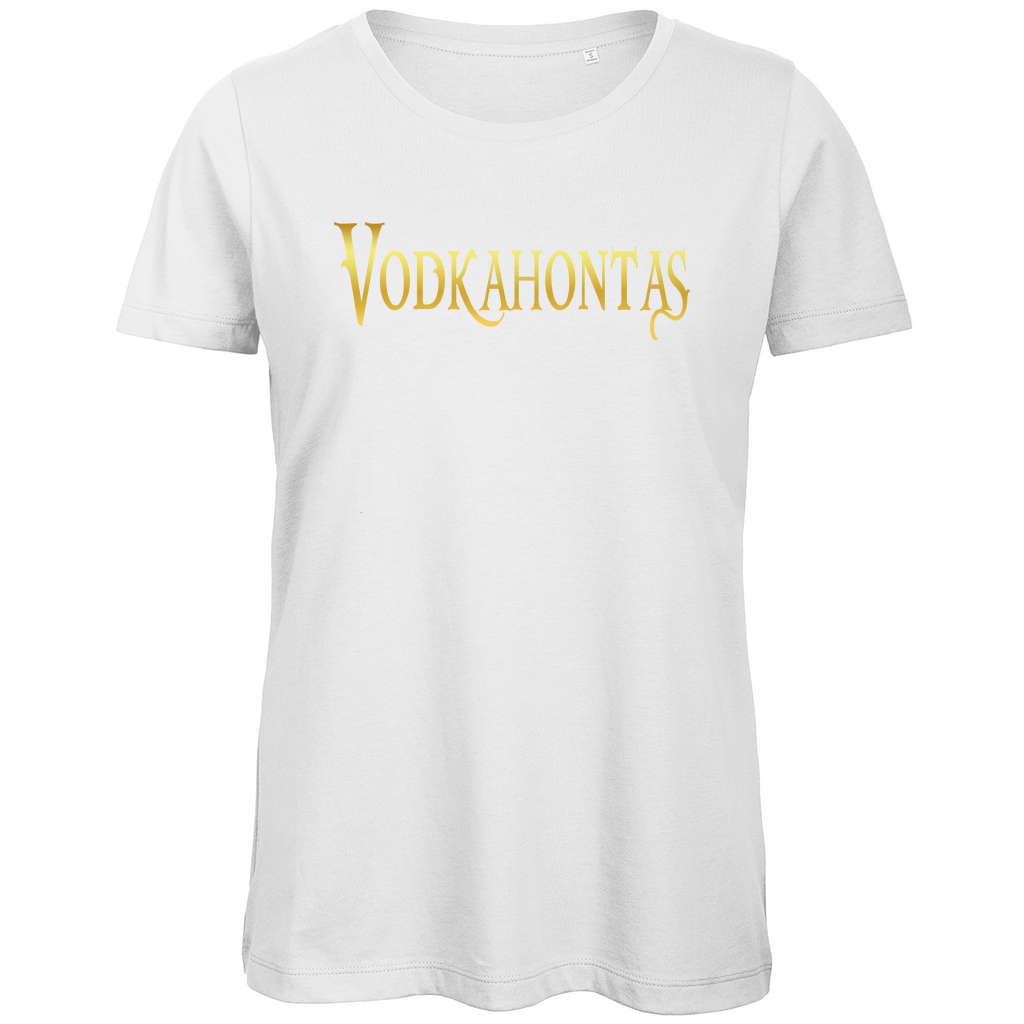 Vodkahontas - Prinzessin Gold - Damen Premium Bio T-Shirt White